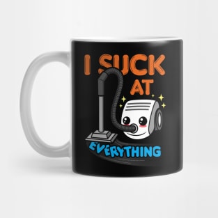 I Suck At Everything Funny Cute Kawaii Saying Meme Mug